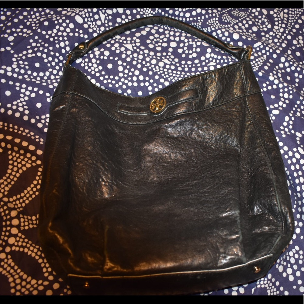 Tory Burch Leather Hobo Shoulder Bag